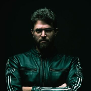 Headshot of the composer Dan Terminus