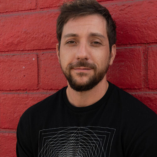 Headshot of the composer Mike Zarin